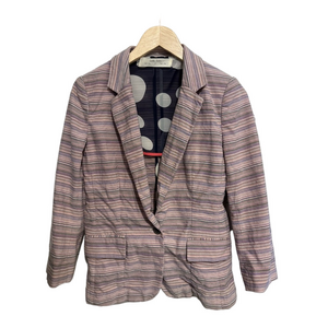 Anthropologie isabella sinclair striped Blazer S